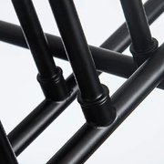 Lustra Clasica Modernist Octa, 8x E27, Negru, Design Modern, Metal, Fara Abajur Lustre Industrial Default Title Alessandro Design