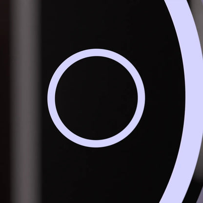 Miroir rond LED 60 cm, Luxor Touch, système anti-buée, intensité variable