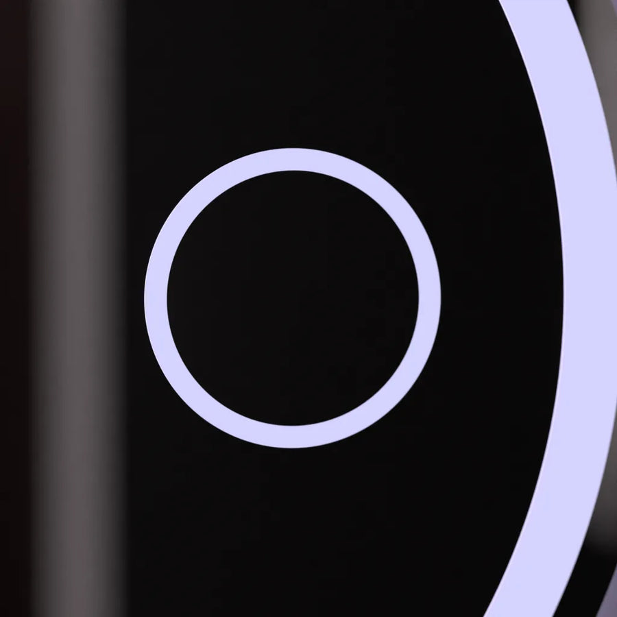 Miroir rond LED 60 cm, Luxor Touch, système anti-buée, intensité variable