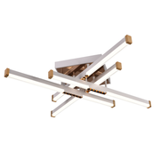 Lustre LED avec télécommande LT178/4WH, 54W, 4 éléments, lumière froide/chaude/neutre, variable, blanc