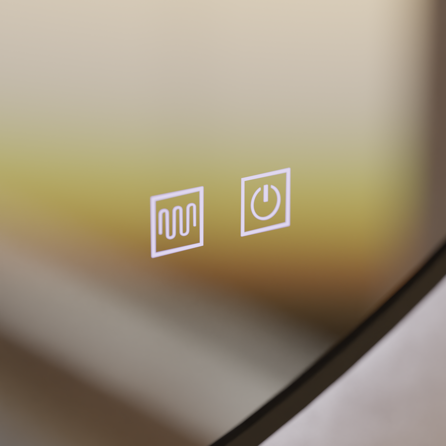 Miroir LED Touch Fiero Système de Désembuage 60X60cm