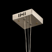 Lustre en cristal CC639/350, 9x E14, diamètre 35 cm, chrome brillant, hauteur réglable