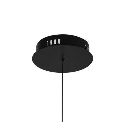 Lustre LED avec télécommande LT176/5BK, 69W, 5 éléments, lumière froide/chaude/neutre, variable, noir, hauteur réglable