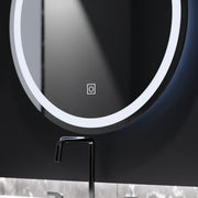 Miroir LED rond, 70 cm, Basic Touch