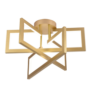 Lustre LED avec télécommande 71W, 3 Éléments, Lumière Froide/Chaude/Neutre, Dimmable, Doré