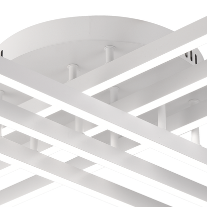 Lustre LED GIO, 82 W, lumière froide/chaude/neutre, blanc