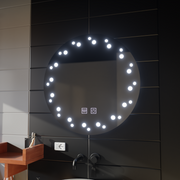Miroir LED Touch Ivory, système anti-buée, diamètre 60 cm, lumière froide 6000K