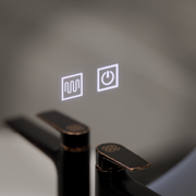 Miroir LED ovale, 50x100cm, Velara Touch, système anti-buée, intensité variable