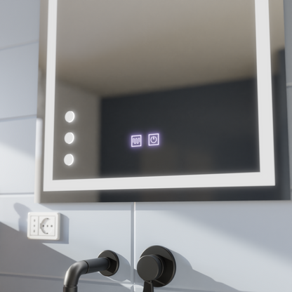Miroir LED Touch Système Anti-buée Infima 60X80cm