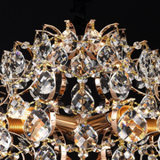 Lustre en cristal CC9259/5FGD, 5x E14, diamètre 40 cm, or brillant