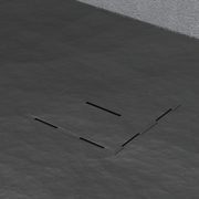 Receveur de douche rectangulaire 70x90 cm, slim 3 cm, noir