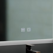 Miroir LED rectangulaire, 45x60cm, Touch VENERA, Système anti-buée, Gradable