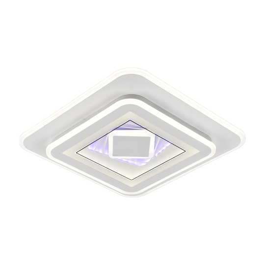 Lustre LED DOLIA, 101W, 50x50cm, Lumière Froide/Chaude/Neutre, Lustres LED Blancs Default Title Alessandro Design