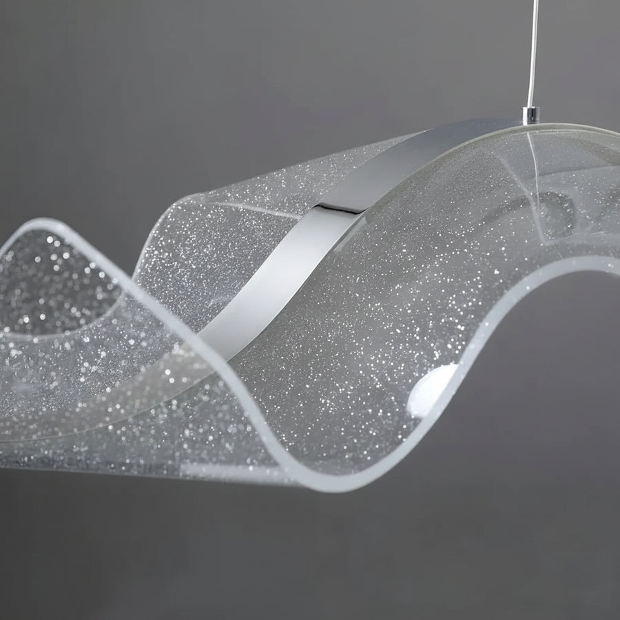 Lustre LED avec télécommande, suspendu AMI 63W, linéaire, lumière froide/chaude/neutre, blanc, hauteur réglable