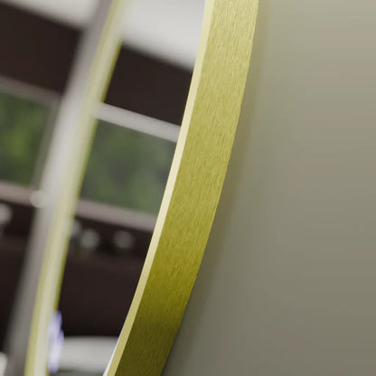 Miroir LED rond, 60 cm, Glanz Touch, système anti-buée, intensité variable