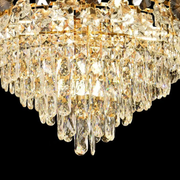 Lustre en cristal CC6705/500GD 9x E14, diamètre 50 cm, or brillant, hauteur réglable