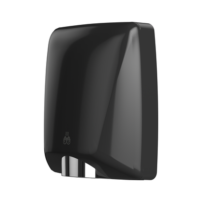 Sèche-mains avec capteur, 1 200 W, noir, FL2023BK