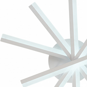 Lustre LED avec télécommande ZOE, 67W, Lumière Froide/Chaude/Neutre, Gradable, Blanc