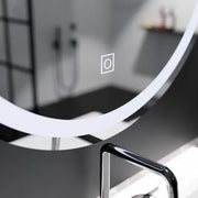 Miroir LED rond, 70 cm, Basic Touch