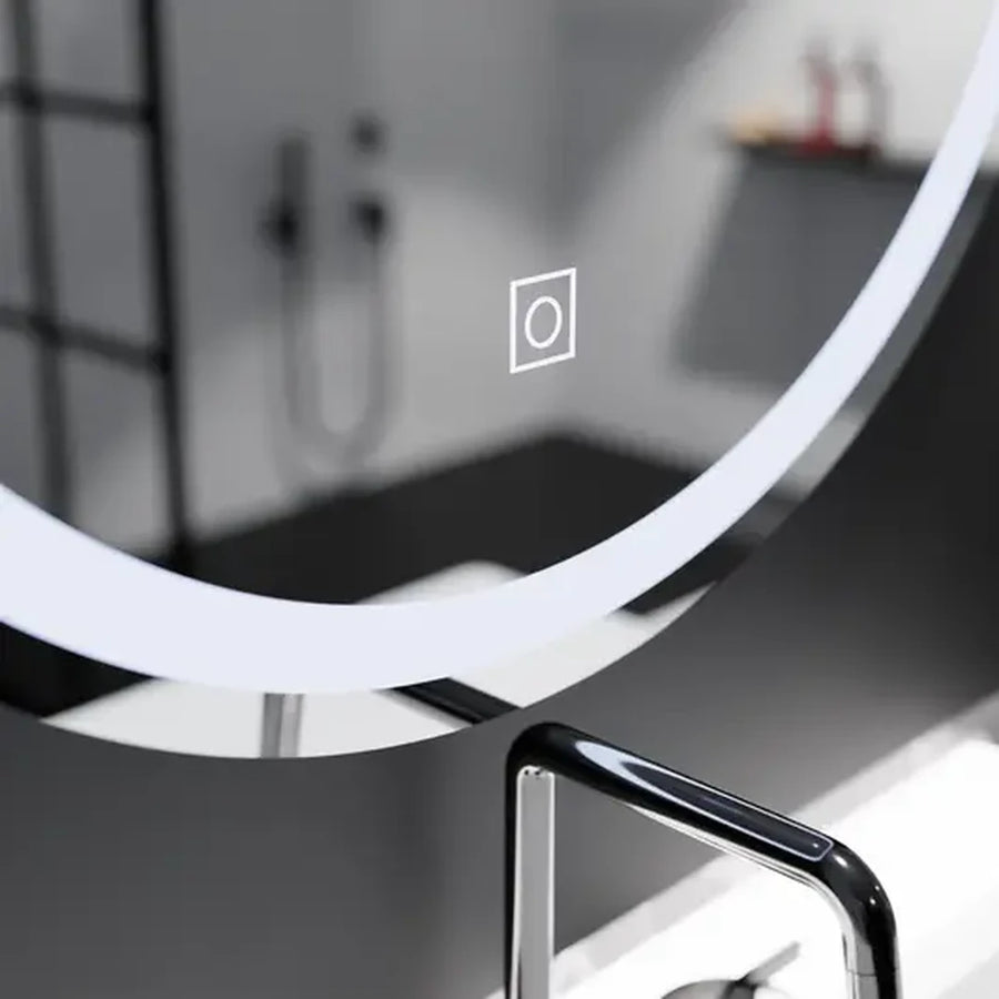 Miroir LED rond, 70 cm, Basic Touch