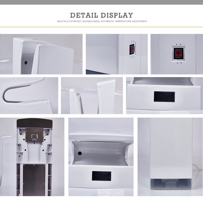 Sèche-mains avec capteur, 1 200 W, blanc, 2026 WH