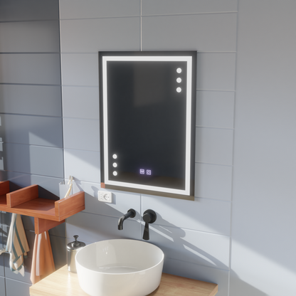 Miroir LED Touch Système Anti-buée Infima 60X80cm