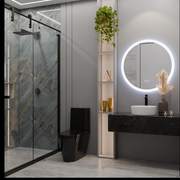 Miroir LED rond, 60 cm, Noxia Touch, système anti-buée, intensité variable