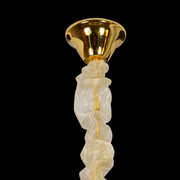 Lustre en cristal VENARIA 6x E14, diamètre 40 cm, or brillant, hauteur réglable