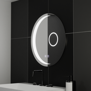 Miroir rond LED, 80 cm, Orbis Touch, système anti-buée, intensité variable, E31S/80X80