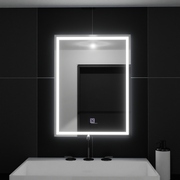 Miroir LED rectangulaire, 50x70cm, FRAME Basic Touch