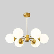 Lustre LOFT Manor, 6x E27, or blanc, métal