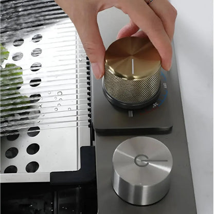 Ensemble d'évier de cuisine en acier inoxydable avec double robinet, bol à légumes/fruits perforé, bol universel avec bouchon de vidange, hachoir, noir graphite, 75x45x21cm