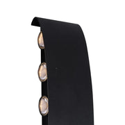 Applique murale LED Fantas intérieur/extérieur, 10 sources x 1W, IP65, noir, 3000K