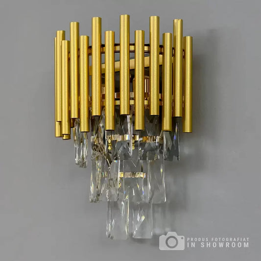 Lampe Cristal Izabella 2x E14 Or