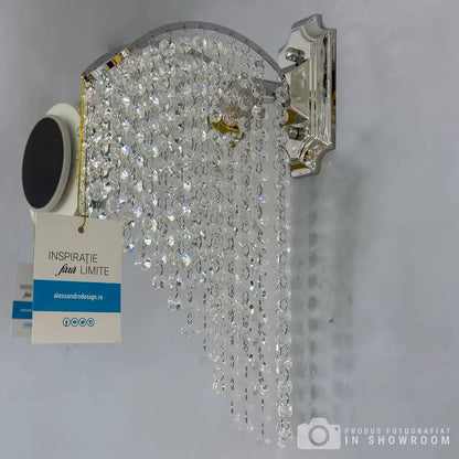 Lampe Cristal Sérénité 1x E27 Argent