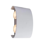 Applique LED Fantas Extérieure et Intérieure, 4 Sources x 1W, IP65, Métallique, Blanc, 3000K