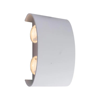 Applique LED Fantas Extérieure et Intérieure, 4 Sources x 1W, IP65, Métallique, Blanc, 3000K
