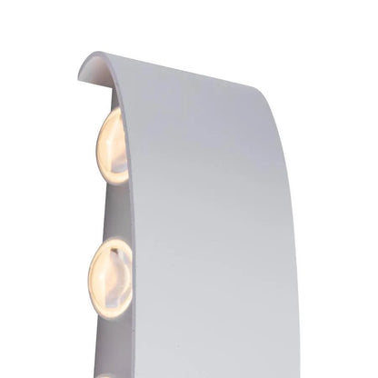 Applique murale LED Fantas intérieur/extérieur, 10 sources x 1W, IP65, blanc, 3000K