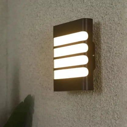 Applique murale d'extérieur Raisa, 18 W, 6 000 K, noire