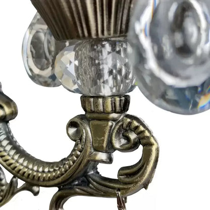 SANSSOUCI Applique Picollo Crystal, 1xE14, Laiton Antique