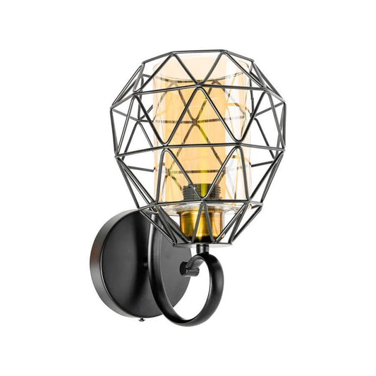 Applique Harlem, 1*E27, Métal, Noir