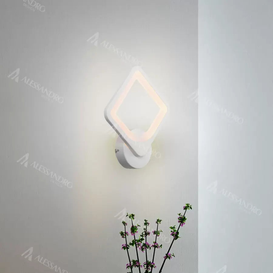 Applique LED Akila, 12W, Blanc, Lumière Froid/Chaud/Neutre