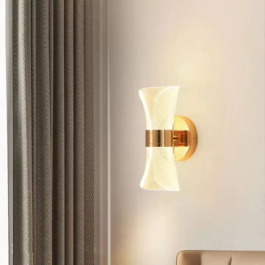 Applique murale LED dorée Callum 7W pour intérieur, titre par défaut Alessandro Design