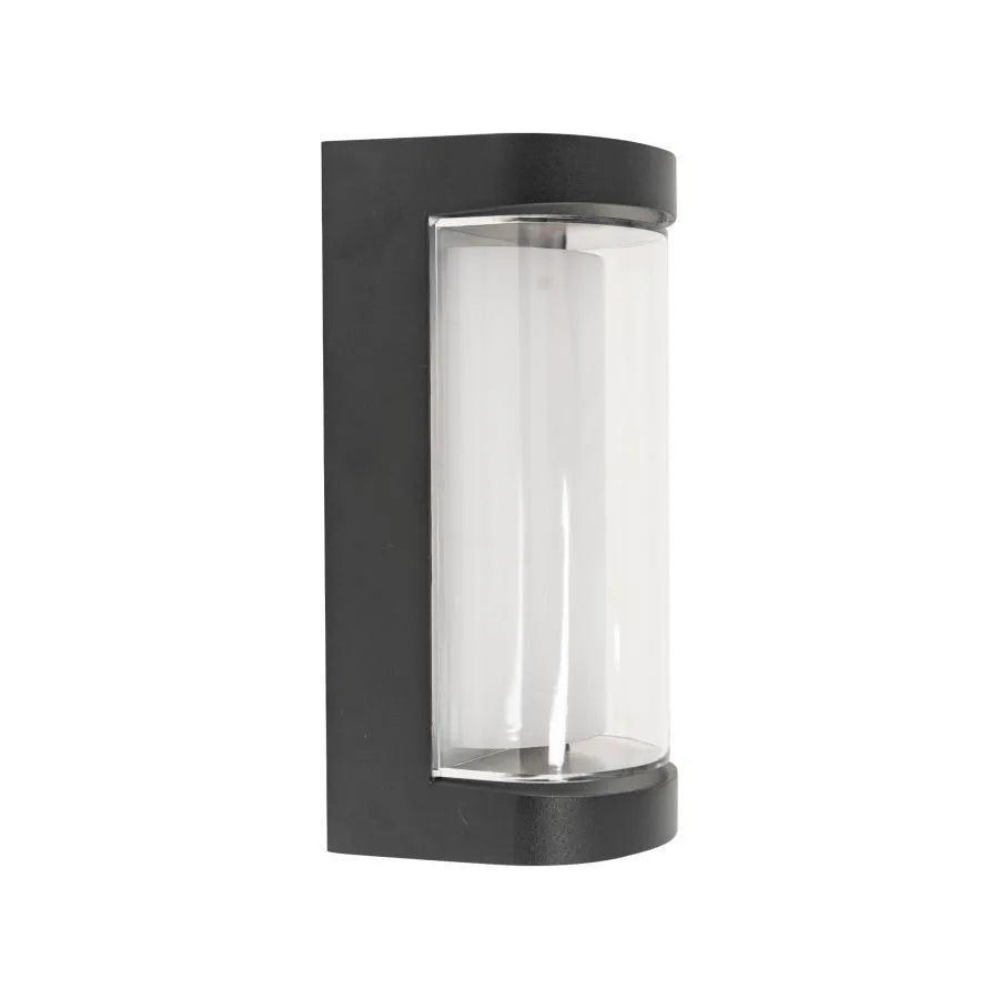 Applique LED d'extérieur Han, 12W, Métal, Noir