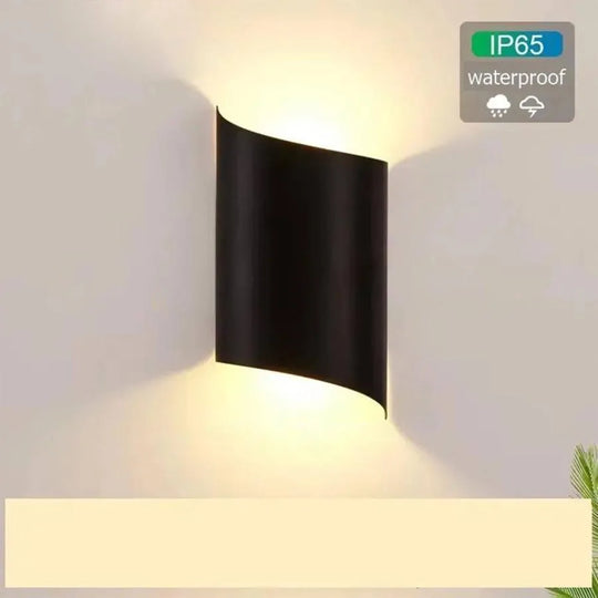Applique murale d'extérieur LED Hande 10W IP65 Noir Appliques d'extérieur Default Title Alessandro Design