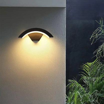 Lampe LED d'extérieur Harera, 12W, Métal, Noir