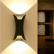 Applique d'extérieur LED Heba, 10W IP65, Métal, Noir