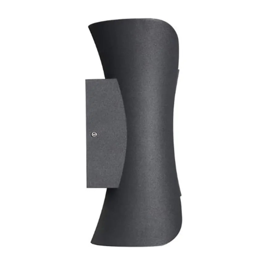 Applique d'extérieur LED Heba, 10W IP65, Métal, Noir