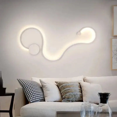 Lampe LED Deborah 38W Décorative Lumière Froide/Chaude/Neutre Métal et Silicone Blanc