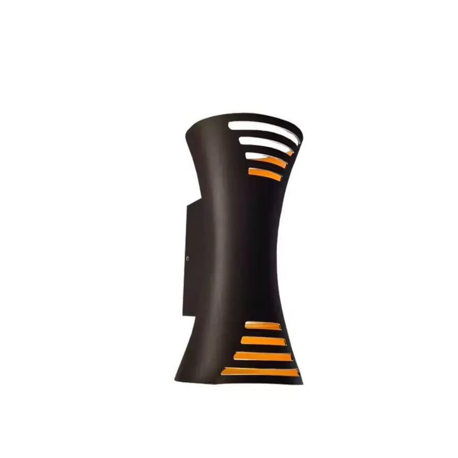 Applique murale LED d'extérieur Brycen 10W noir doré